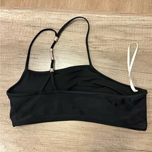 Aerie Black Strappy Swim Bandeau